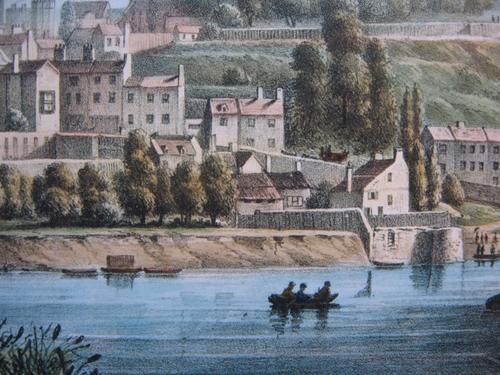 B Powle's painting of the Wye Valley in the 1800s