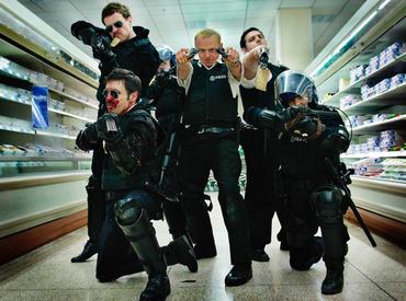 Hot Fuzz was shown as part of a Three Flavours Cornetto Trilogy cinema experience