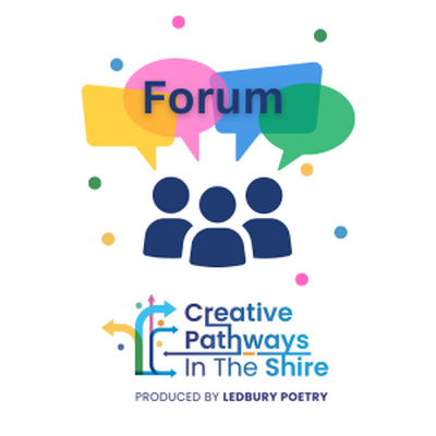 A logo of the Creative Pathways Forum