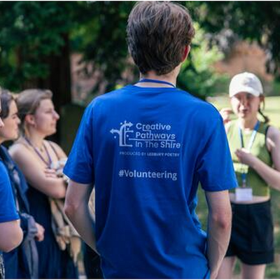 Volunteers at The Ledbury Poetry Festival