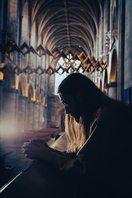 The Hereford Passion by Caroline Potter, Hereford Cathedral