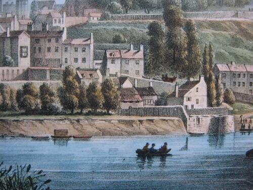 B Powle's painting of the Wye Valley in the 1800s