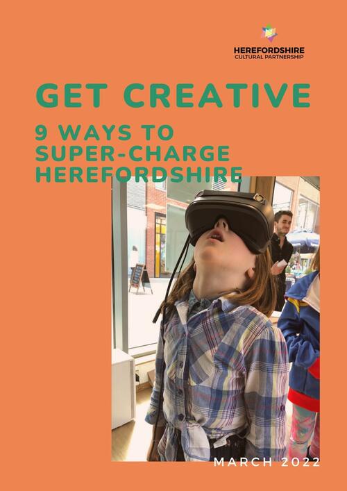 Front cover of the Get Creative report