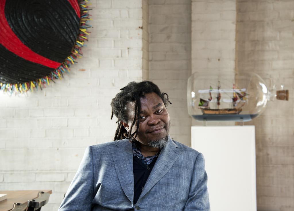 Yinka Shonibare MBE. Photo © Royal Academy of Arts, London photographer Marcus Leith 2014 Yinka Shonibare MBE_Photo © Royal Academy of Arts, London_ photographer Marcus Leith 2014.jpg (