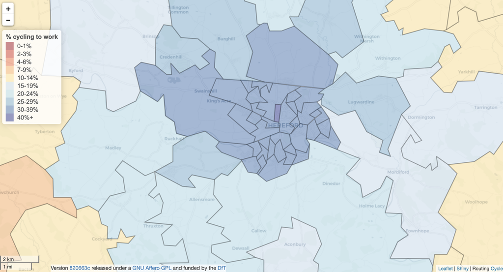 Cycling map