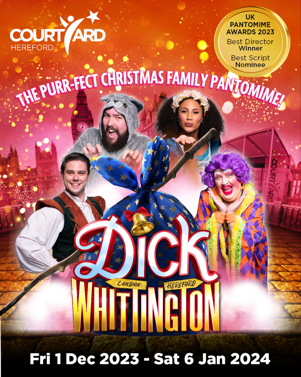 Dick Whittington pantomime poster