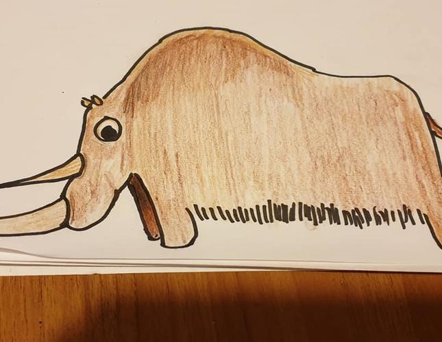 Mammoth drawing